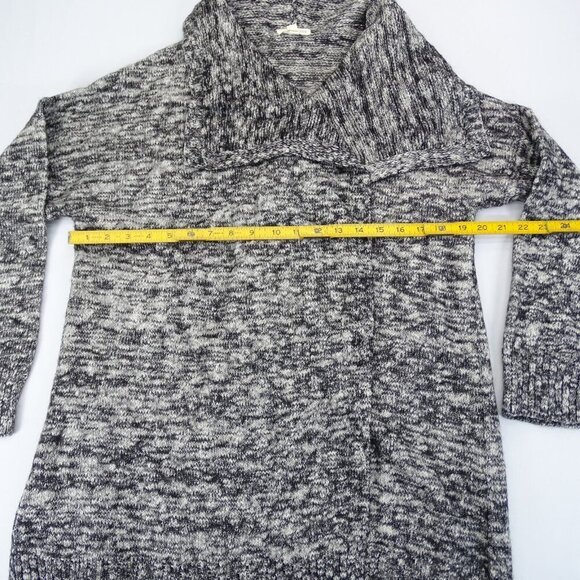 Eileen Fisher Women’s Gray‎ Sz L Baby Alpaca Open Cardigan Sweater Knit Jacket - Picture 6 of 7